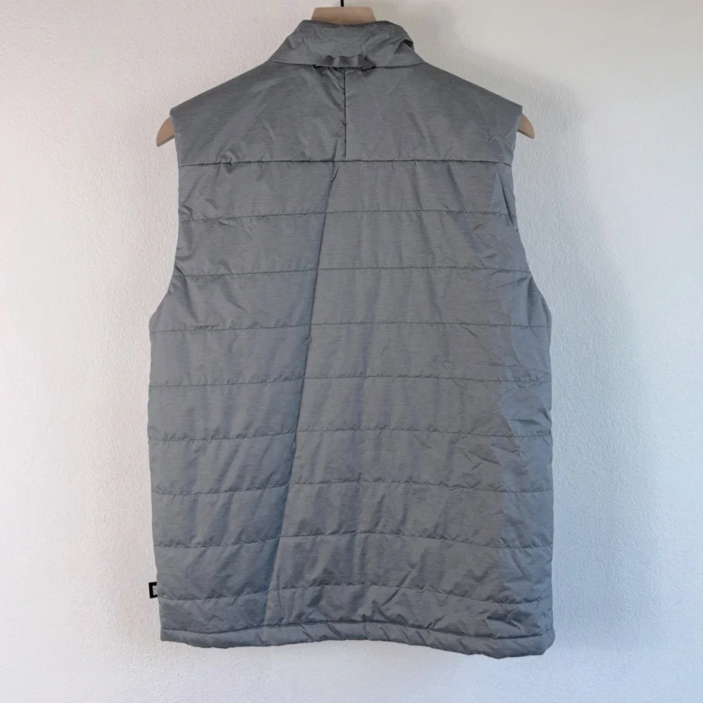 The North Face Men's Bombay Light Grey Zip Lightweight Puffer Vest Sz S